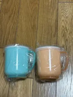 プラスチック製マグカップ2個セット