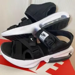 ナイキ エアマックス ソル サンダル 27cm ブラック 黒 ホワイト NIKE