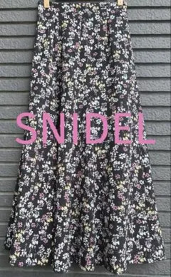 未使用に近い♡SNIDELバリエジャガードスカート