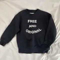 ZARA 黒 トレーナー サイズ6