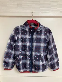 GLOBALWORK キッズ XL チェック ウインドブレーカー 130㎝ 星柄のサムネイル
