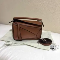 LOEWE パズルバッグ ミニ タン ソフトグレインカーフ