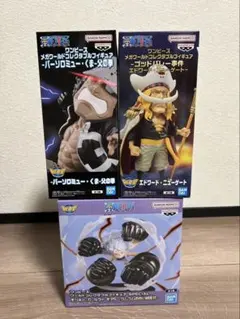 フィギュア ワンピース メガワーコレ エドワード・ニューゲート　ルフィ　くま