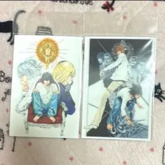 デスノート 原画展 3Dポストカード 夜神月 L ニア メロ DEATHNOTE