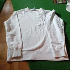 Champion チャンピオン XLスウェット 白ホワイトトレーナー 刺繍