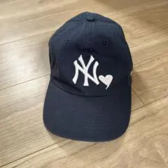ニューエラ ニューヨークヤンキース　LA ハートロゴ　ピンク ブラック