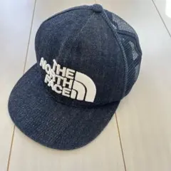 THE NORTH FACE ノースフェイス デニム メッシュキャップ ロゴ刺繍