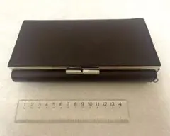 長財布　ダークブラウン