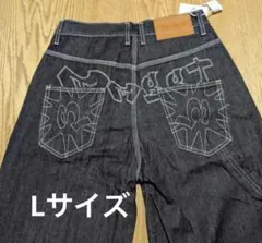 バギーパンツ　バギーデニム　ストリート　ワイド　L