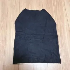 トップス　ニット　ブラック Vネック ノースリーブ
