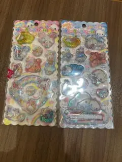 ぷくぷくあわわちゃん　他　ウォーターインシール2点セット