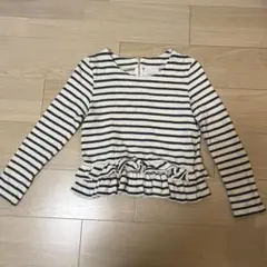 新品 未使用 トップス ビームス シャツ レディース ボーダー 長袖 七分 秋冬