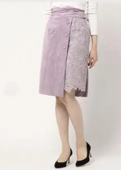 【美品】アプワイザーリッシェ　3wayレースタイトスカート(3点セット)