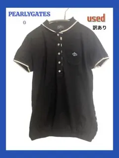 PEARLY GATES 半袖ポロシャツ　古着　訳あり　サイズ0