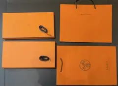 エルメス　化粧箱　紙袋　リボン