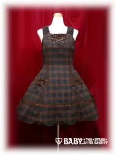 BABY THE STARS SHINE BRIGHTタータンジャンパースカート