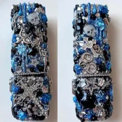 全面埋め尽くしIQOSイルマワンデコIQOSデコケース電子タバコチャーム紫