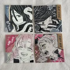 伊黒小芭内 甘露寺蜜璃 スクエアステッカーコレクション