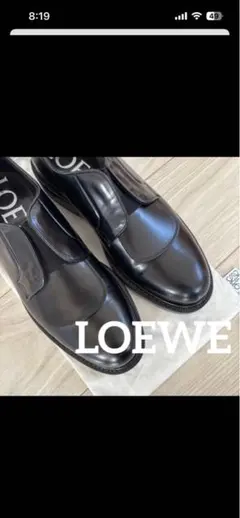 LOEWE ロエベ ブラックレザー ローファー JW Andersonのサムネイル