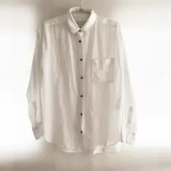 TICCA ティッカ 23ss リネンフレンチシャツ 白 ホワイト - メルカリ
