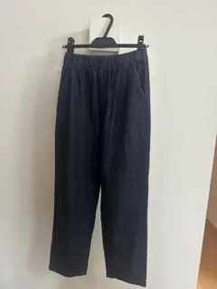 無印良品 デニムイージーパンツ 濃紺 S