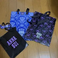 ANNA SUI ショップ袋 ショッパー 3点セットのサムネイル