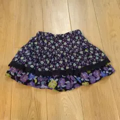 ANNA SUI mini 花柄キュロットスカート 120