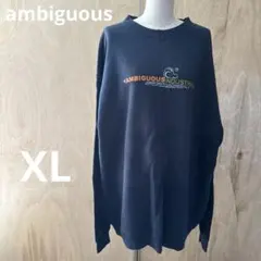 AMBIGUOUS INDUSTRIES クルーネック トレーナー