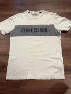 STONE ISLAND ホワイト Tシャツ Mサイズ