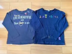 長袖Tシャツ　2枚セット　サイズ130 FOキッズ他