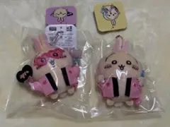 ちいかわ　オタ活　うさぎマスコット　（ペンライト・うちわ）