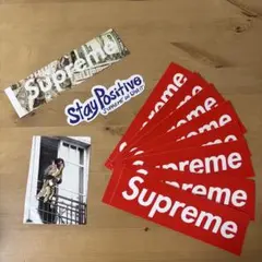Supreme ステッカーセット 赤 7枚 他 3枚