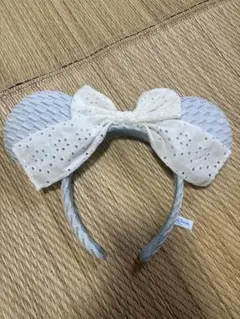 東京ディズニーリゾート　カチューシャ　水色
