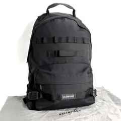 極美品 バレンシアガ アーミー ミディアム マルチキャリー バックパック 黒