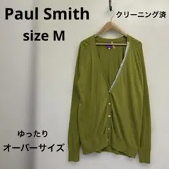 【クリーニング済】か18 Paul Smith Vネックニットカーディガン　Mのサムネイル
