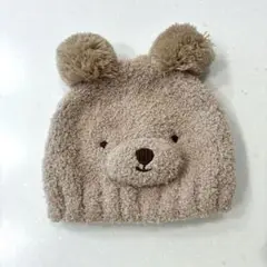 petit main クマの顔 ベビー帽子