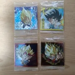 ドラゴンボール超戦士シールウエハース超　超絶感謝の十周年　4枚set