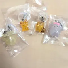 ポムポムプリンめじるしアクセサリー 4個セット