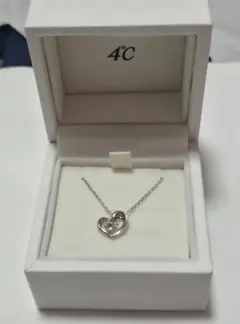 4℃ ハートネックレス エターナルシルバー アクアマリン 誕生石のサムネイル