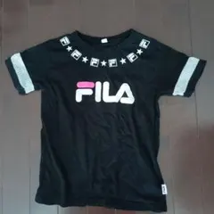 【キッズ】FILA ブラック Tシャツ140