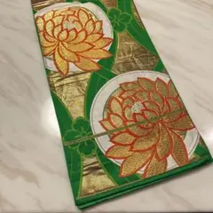 振袖用　正絹　六通袋帯416㌢