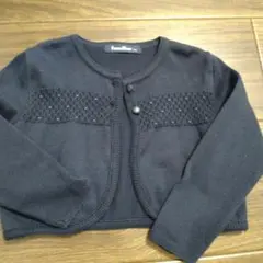 familiar カーディガン 　ボレロ　110 ネイビー