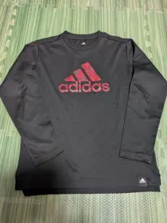 adidas キッズ 長袖カットソー 160cm ブラック
