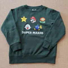 スーパーマリオ トレーナー 130 裏起毛