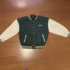 WEGO スタジャン L ダークグリーン/ホワイト