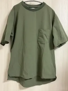 INHERIT オリーブグリーン Tシャツ 半袖