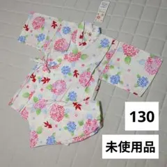 【130cm】甚平　女の子　金魚柄　ピンク　浴衣　夏祭り 花火大会 花