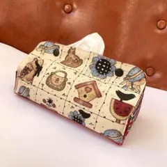 No.291 ソフトパックティッシュ用　ティッシュカバー　ハンドメイド