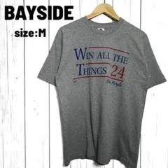 BAYSIDE USA製 プリントTシャツ グレー Mのサムネイル