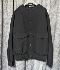 ZARAノーカラーブルゾンジャケット
